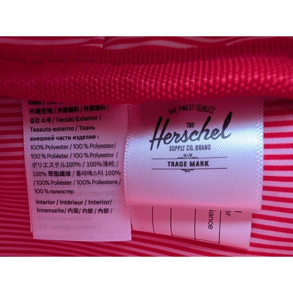 Herschel Womens Nova Metallic Tan Inner Pockets Nylon Mini Backpack - Picture 9 of 14